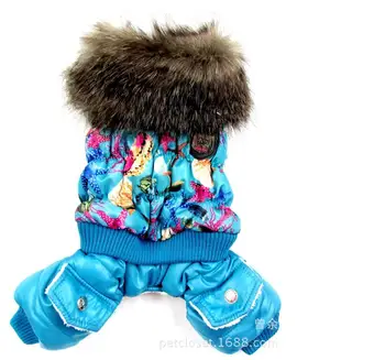 Naujas mados Žiemos Pet Šuo, Katė Medvilnės Drabužius Šilta Striukė Jumpsuit Hoodie Kailio Šunų drabužius šuniukas šuo striukė mažos pritaikytas drabužiai