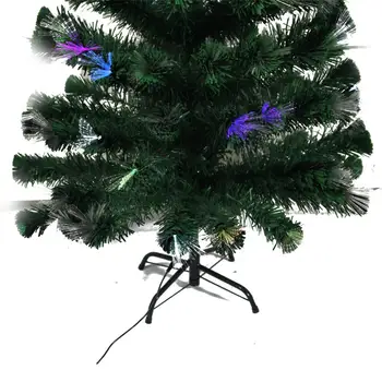 Naujas Naujųjų Metų dirbtinės Kalėdų eglutės eglės pušies visas spalvas su LED ir optinio pluošto šviesos filialai star 90/120/150/180/210