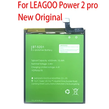 NAUJAS Originalus 4000mAh bt-5201 baterija LEAGOO Galia 2 pro Aukštos Kokybės Baterija+Sekimo Numerį