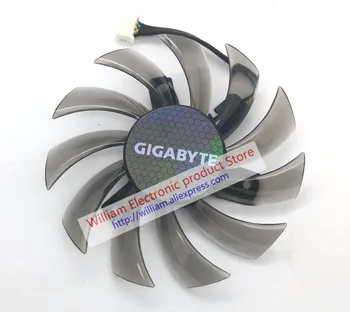 Naujas Originalus už Gigabyte GTX770 GTX780 Grafikos plokštės aušinimo ventiliatorius T128010SU 12V 0.35 A
