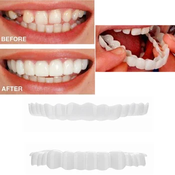 Naujas Praktiškas Dizainas Dantų Akimirksniu Tobula Šypsena, Komforto Tinka Flex Dantys Tinka Balinimo Šypsena Dirbtiniai Dantys Padengti Vyrai Moterys