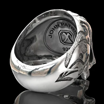 Naujas Retro Liepsna Modelis Kaukolės Žiedas Asmenybės Kūrybos Gotikos Kaukolė Vyrų Punk Žiedas Tendencija Šalis Žiedas Atostogų Dovanų Žiedą