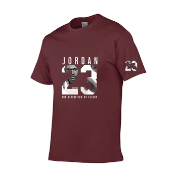 Naujas rusijos vyrų t-shirt prekės Jordanija 23 vyriški marškinėliai vyriški vientisos spalvos marškinėliai Europos viršuje atsitiktinis marškinėliai