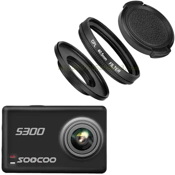 Naujas SOOCOO Priedai 40.5 mm CPL Filtras / MC UV Filtras Apsaugo Objektyvo Dangtelį Objektyvo Raštas Padengti SOOCOO S200 S300 Veiksmo Kameros