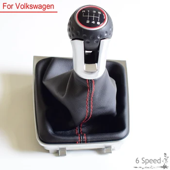 Naujas Stilius Su Dulkėms Padengti Automobilio Pavarų Perjungimo Svirties Rankenėlę Volkswagen VW Golf 7 A7 MK7 VII GTI GRNT 2013-2018