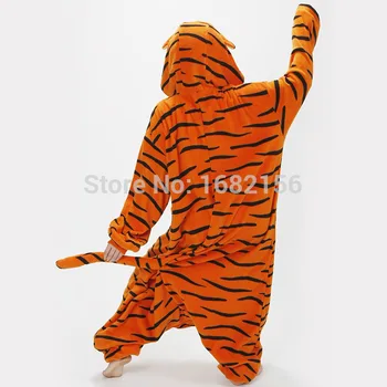 Naujas Stilius Tigras Gyvūnų Onesie Pižama, Cosplay Kostiumai, Suaugusiųjų Unisex Šalis Suknelė Moterims, Vyrams, Vaikams