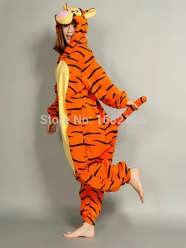 Naujas Stilius Tigras Gyvūnų Onesie Pižama, Cosplay Kostiumai, Suaugusiųjų Unisex Šalis Suknelė Moterims, Vyrams, Vaikams