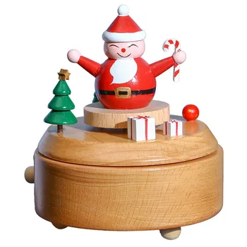 Naujas Sukasi Medinė muzikinė Dėžutė Kalėdų Eglutė Muzikos Lauke, Vaikų Žaislus, Namų Dekoracijas, Gimtadienio, Kalėdų Dovana Tiesioginio Pardavimo