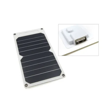 Naujas USB 5V Saulės baterijų Įkroviklio 10W Nešiojamų Ultra Plonas Saulės Skydelis Išmaniųjų Telefonų Saulės Įkroviklis Skydelis