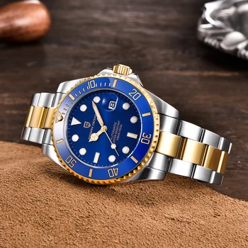 Naujasis PAGANI Prekės ženklo Dizainas Prabangių Vyrų Laikrodžiai Automatinė Aukso laikrodis Vyrams, Vandeniui Verslo, Sporto Mechaninis Laikrodis reloj hombre