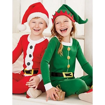 Naujausias Kalėdų Šeimos Atitikimo Pižama Nustatyti, Suaugusiems, Vaikams, Moterims, Santa Claus Naktiniai Drabužiai Drabužiai