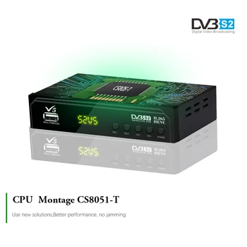 Nauji Dvb S2 Dekoderis yra TV Imtuvas, HD (DVB-S2 H. 265 Receptorių Paramos Europos Cccam IPTV AC3 Su USB WIFI 