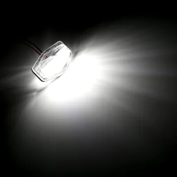 Naujos 2 Vnt/Set 18 LED Lempos Skaičius Licenciją Plokštelės Šviesos Honda Jazz Odyssey Stream Pažvelgti CRV FRV HR-V 