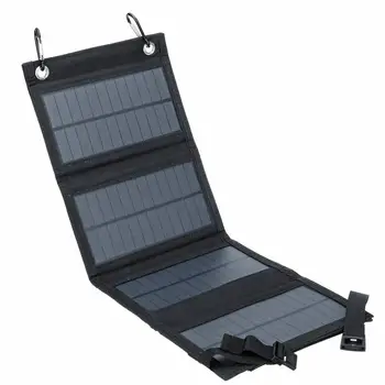 Naujos dekoracijos nešiojamas saulės baterijų įkroviklio saulės energijos banko 15W 20W USB išvesties įrenginys