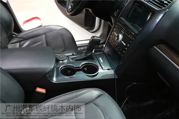 NAUJOS Ford Explorer 2016 2017 2018 Aukštos kokybės ABS anglies pluošto, Raudonmedis, juoda mediena, vidaus apdailos blizgučiai, prietaisų skydelio apdaila