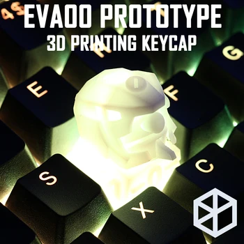 Naujovė Blizgesį Per Keycaps 3d atspausdintas spausdinimo spausdinimo pla eva00 užsakymą mechaninė klaviatūros šviesos Cherry MX suderinama