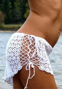 Naujų 2020 M. Moteris Nėrimo Maudymosi Kostiumėliai, Bikini Padengti Iki Sarongas Pareo Suknelė Įvyniojimas Sijonas Vien Paplūdimys