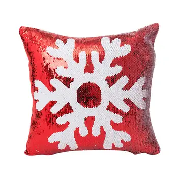 Naujų stebuklingų blizgučiais raudona Kalėdų sėdynės pagalvėlė padengti ne vidinis vieną dangtelį dvi modelis kūrybos pagalvėlių apvalkalus Kalėdų X30