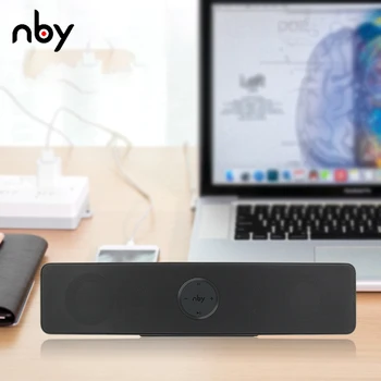 NBY 5530 Portable Bluetooth Speaker Kompiuteriui Belaidžių garsiakalbių Bass Hifi Stereo Surround Boombox Fm Radijas Parama TWS
