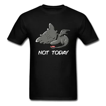 Ne Šiandien Toothless T-shirt Vyrai, Kaip Traukinio Jūsų Dragon Marškinėliai Grobis Filmą, Animacinį Trišakiai Plius Dydis Viršūnes, O Kaklo Suaugusiųjų Drabužiai