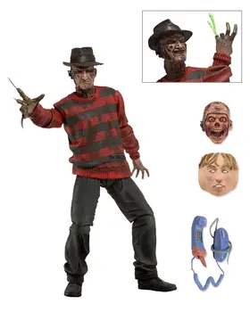 NECA A Nightmare on Elm Street Fredis Kriugeris 30 PVC Veiksmų Skaičius, Kolekcines, Žaislų 7