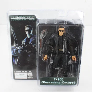 NECA Terminatorius 2 Arnoldas Pav T-800 Pescadero Pabėgti PVC figūrėlių, Žaislinių 18cm Puiki Dovana