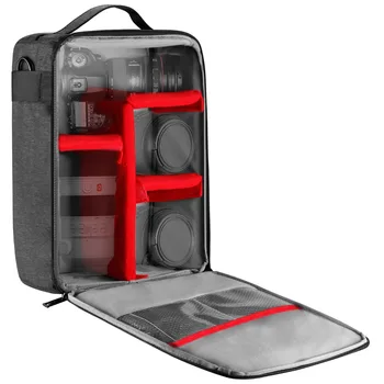 Neewer Vandeniui DSLR Fotoaparato krepšys ir Objektyvo Laikymo lagaminas, Minkšta Paminkštintas erdvės taupymo maišus Canon Nikon Sony