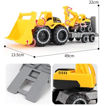 Negabaritinių Kūdikių Modeliavimas Inžinerijos Automobilio Žaislas Ekskavatorių Modelio Traktoriaus Žaislas savivartis Modelio Automobilių Žaislas Mini Dovana Berniukas