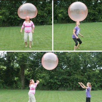 Negabaritinių Pripučiami Vandens Balionas Kamuolys 1.2 m Super-didelio TPR Bubble Ball Be Oro Siurblys Lauko Vandens Parkas Tėvų-vaikų Žaislai