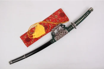 Nekilnojamojo Japonų kardas katana cosplay anglies plieno ašmenys samurajų kardai ginklas metalo decotative rekvizitai aštrių cinko Guard
