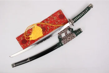 Nekilnojamojo Japonų kardas katana cosplay anglies plieno ašmenys samurajų kardai ginklas metalo decotative rekvizitai aštrių cinko Guard