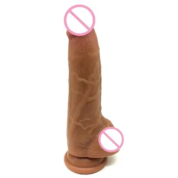 Nekilnojamojo Odai Jaustis Silikonas Švelnus Dildo Su Siurbtuko Realistiškas Penis Didelis Penis Sekso Žaislas, Skirtas Moters Produktų Strapon Vibratorių Moterims