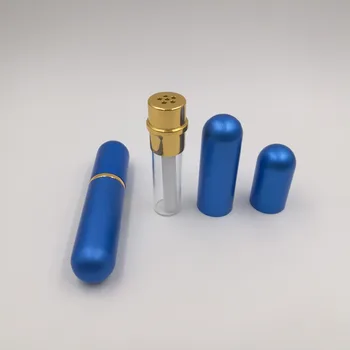 Nemokamas pristatymas 8pcs/daug aromaterapija daugkartiniai eteriniai aliejai butelių tuščių Aliuminio Nosies Inhaliatoriumi su gera dagčiai