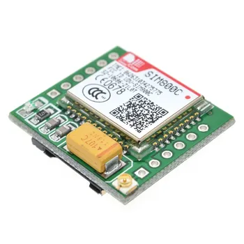 Nemokamas Pristatymas Mažiausios SIM800C GPRS GSM Modulis MicroSIM Kortelę Core Valdybos Quad-band TTL Nuoseklųjį Prievadą (Suderinama SIM800L SIM900A)