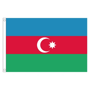 Nemokamas pristatymas xvggdg 90 x 150cm Azerbaidžano vėliavos Banner Kabo valstybinė vėliava Namų Puošybai