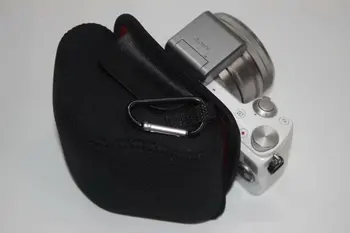 Neopreno Minkštas Neperšlampamas Vidinis Kameros Padengti Krepšys Sony NEX5T NEX5R Veidrodžio Sistema, vaizdo Kameros