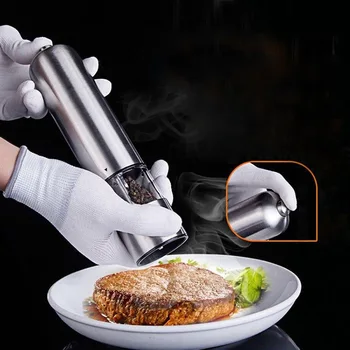 Nerūdijančio plieno druska ir pipirai šlifavimo mazgo, Elektroniniu būdu reguliuojamas vibratorius Keramikos malūnėlis virtuvės įrankis WJ51215