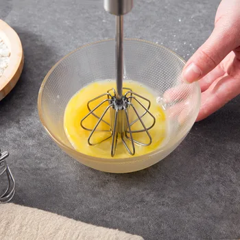 Nerūdijančio plieno, pusiau automatinė kiaušinių spragilas maišytuvas Milkshake grietinėlės naudojimas kepimo įrankis, Virtuvės reikmenys