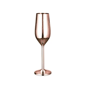 Nerūdijančio Plieno Šampano taurių Kūrybos Stiklo Taurės Šampanas Fleitos Raudonojo Vyno taurė Saldaus Vyno Šalis Vestuvių Dekoro 200ML