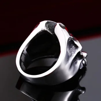 Nerūdijančio Plieno žiedas kaukolės Žiedas Žmogui didmeninės juvelyrikos Dropshipping