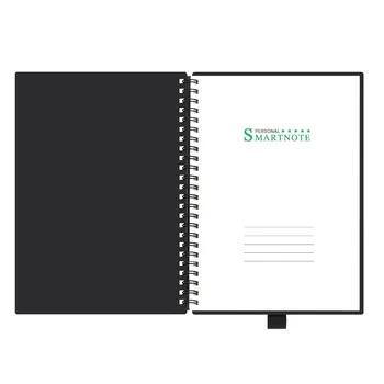 NEWYES A5 Trinamos Smart Notebook Wirebound Knyginio Popieriaus Daugkartinio naudojimo Rašyti su audiniu ir trinamos pen