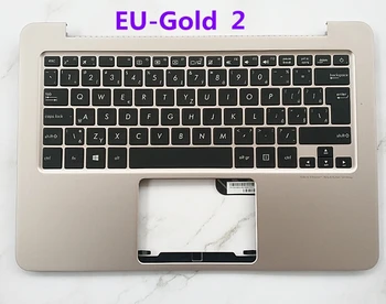 Nešiojamas ES Europos Klaviatūros Namas Korpuso Dangtelį atveju, Asus Zenbook UX305 UX305F UX305FA UX305L UX305LA ES Balta/Ruda/Auksinė