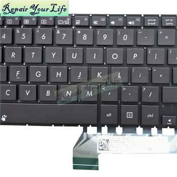 Nešiojamas klaviatūros ASUS UX430 UX430U UX430UA UX430UQ UX305UAB JAV anglų juoda be rėmelio naujas 9Z.NBXPG.G01 0KNB0-212CUS00