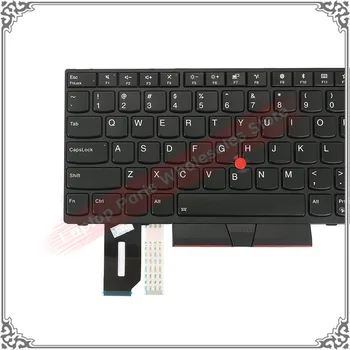 Nešiojamas kompiuteris Lenovo Thinkpad E480 L480 L380 Jogos T480s US Klaviatūra Su Apšvietimu Su Ištiestu Stick Pakeitimo
