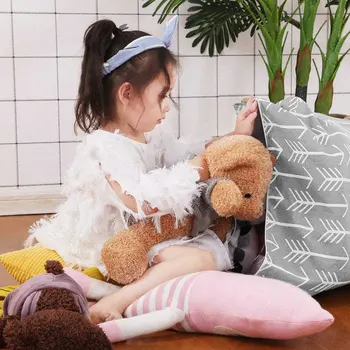 Nešiojamas Maišą Pupelių Sofa Padengti Didelių Saugojimo Krepšys Vaiko iškamša Žaislai Juostele Kėdės, Sofos Drabužius Pagalvėlė Organizatorius