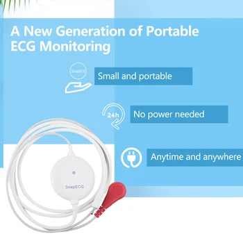 Nešiojamų duomenų įrašymo Širdies EKG Monitorius Matavimo Mašina Realiu laiku Širdies Paramos Elektrodas Holter 