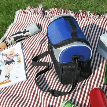Nešiojamų Izoliuoti Bento Maišelį Lunchbox Tote už Mokyklos Buveinė Iškylą