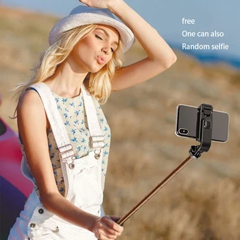 Nešiojamų Selfie Stick Trikojo Pratęstas Integruota Telefono Stovas Trikojis su Bluetooth Remote 