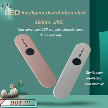 Nešiojamų UV dezinfekavimo priemonės Lazdelė Ultravioletinių Dezinfekavimo Lempa USB Įkrovimo uv-C Baktericidinė Lempa Dezinfekcijai Už HomeTravel