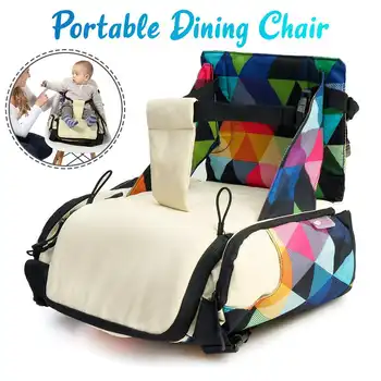 Nešiojamų Valgomojo Kėdė Mumija Krepšys Sulankstomas Baby Travel Booster Seat Vaikai Vystyklų Krepšys Naujagimių Slaugos Valgomasis Šėrimo Saugos Sėdynės